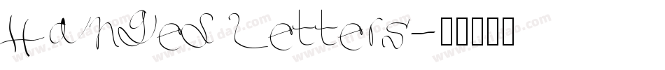 Hanged Letters字体转换